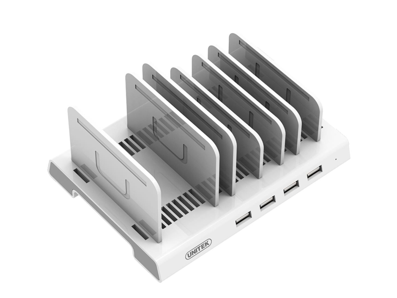 Unitek Stacja ładująca 4x USB 2.4A 36W